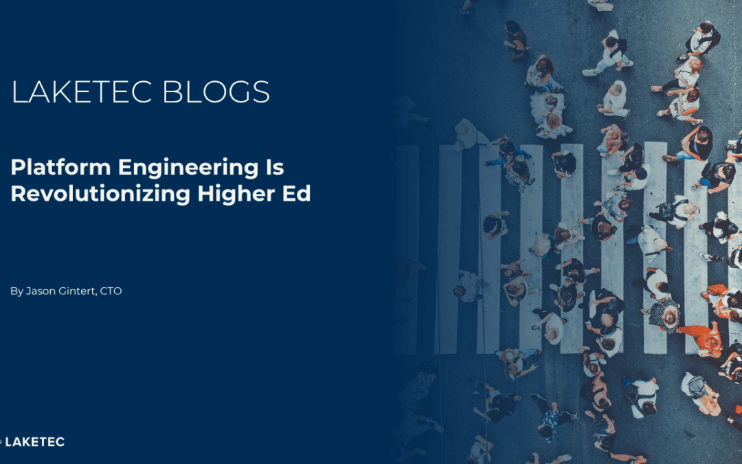Platform Engineering Is Revolutionizing Higher Ed