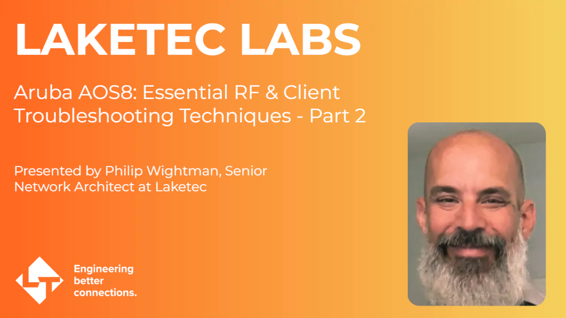 Aruba AOS8 Essential RF & Client Troubleshooting Techniques: Part 2 ...